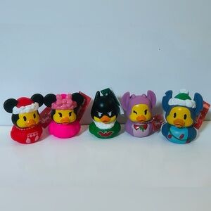 Disney & DC Comics Holiday Ducks Includes:Mickey, Minnie, Stitch, Angel & Batman